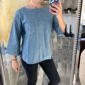 J crew denim tunic S